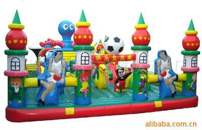 廠家直銷專業(yè)生產(chǎn)兒童充氣玩具蹦床、城堡 項城市水寨東方氣模玩具廠供應